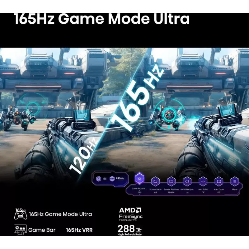 Hisense 100U7Q 2,54 m (100 col.) 4K Ultra HD išmanusis televizorius su Wi-Fi, juodas