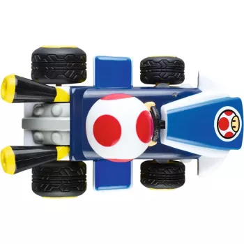 Radijo bangomis valdomas automobilis CARRERA Mario Kart Mini RC – Toad Paperbox, 2,4 GHz