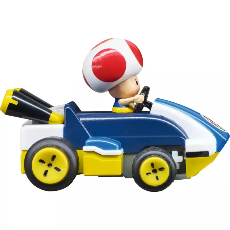 Radijo bangomis valdomas automobilis CARRERA Mario Kart Mini RC – Toad Paperbox, 2,4 GHz