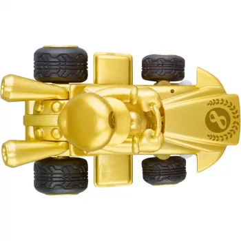 Radijo bangomis valdomas CARRERA Mario Kart Mini RC – Mario Gold, 2.4 GHz, popierinė dėžutė