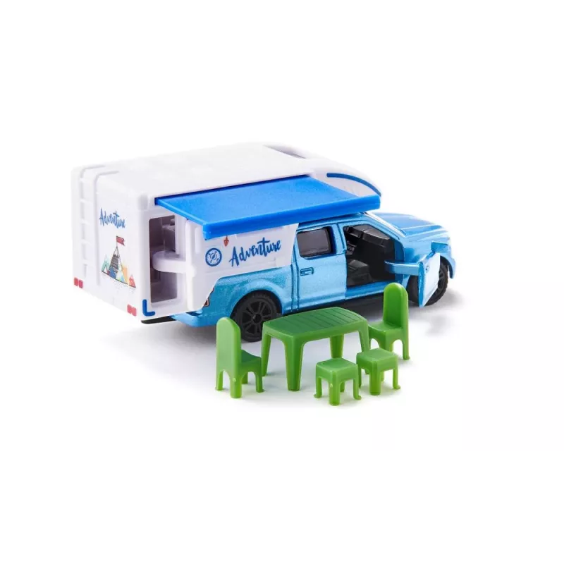 Siku Ford F150 metalinis plastikinis modelis mėlyna žalia balta 3+ metai