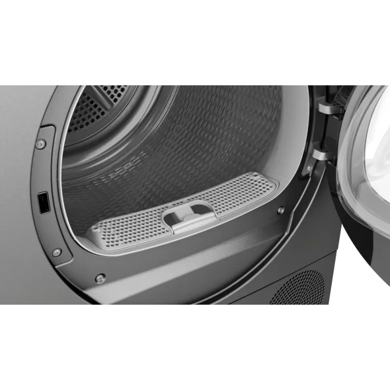 Bosch Serie 6 WQG243DR10 džiovinimo mašina Laisvai pastatoma Priekinis pakrovimas 9 kg Pilka