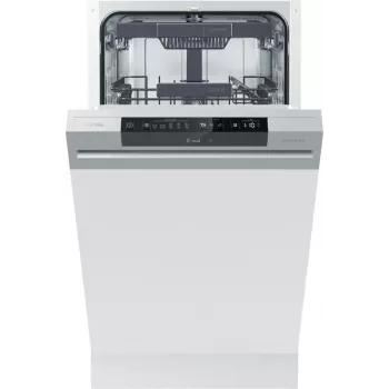 Įmontuojama indaplovė Gorenje GI 561 D 10 S EB — 11 komplektų, siaura 45 cm, 45 dB, 9 L/ciklas