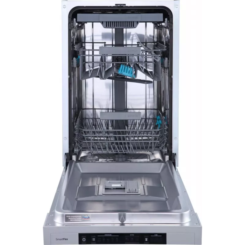 Įmontuojama indaplovė Gorenje GI 561 D 10 S EB — 11 komplektų, siaura 45 cm, 45 dB, 9 L/ciklas