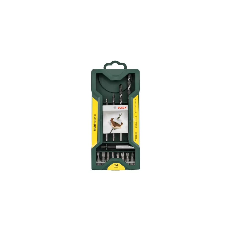 Gręžtų rinkinys Bosch Mini X-Line 14 vnt.
