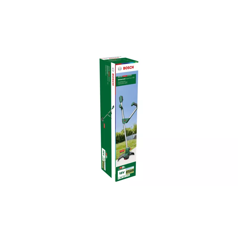 Bosch Universal GrassCut 18V-260 26 cm akumuliatorinis žoliapjovė-pjūklas juoda/žalia