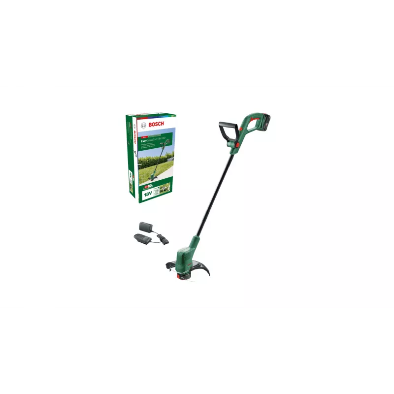 Žoliapjovės žirklės Bosch EasyGrassCut 18V-230, 18 V akumuliatorius, 2 Ah, 23 cm pjovimo skersmuo, 2,2 kg