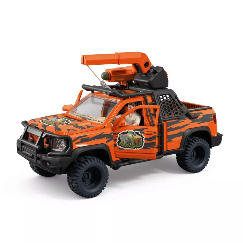 Žaidimų rinkinys Schleich Off-Road Adventure in the Jungle – džiunglių visureigis su gyvūnų figūrėlėmis