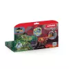 Žaislų figūrėlių rinkinys Schleich Eldrador Creatures Ugnies dinozauras prieš Džiunglių driežą, modelis 70834