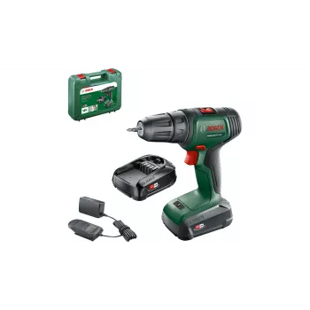 Bosch UniversalDrill 18V 1450 RPM Belaidis gręžtuvas-suktuvas, raktelinis griebtuvas, 1,2 kg, juoda, žalia
