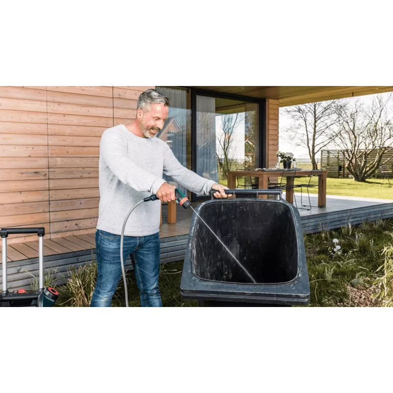 Bosch Fontus 18V aukšto slėgio plovimo įrenginys vertikalus juodas, žalias