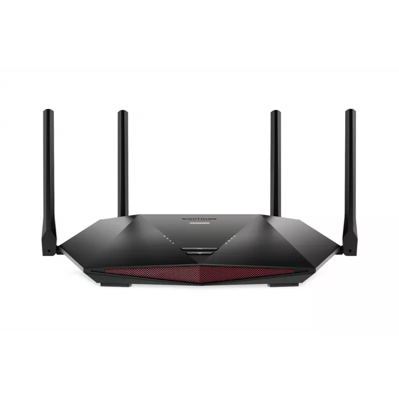 NETGEAR Nighthawk XR1000 WiFi 6 žaidimų maršrutizatorius, AX5400, dviejų juostų (2,4 GHz / 5 GHz), Gigabit Ethernet, juodas