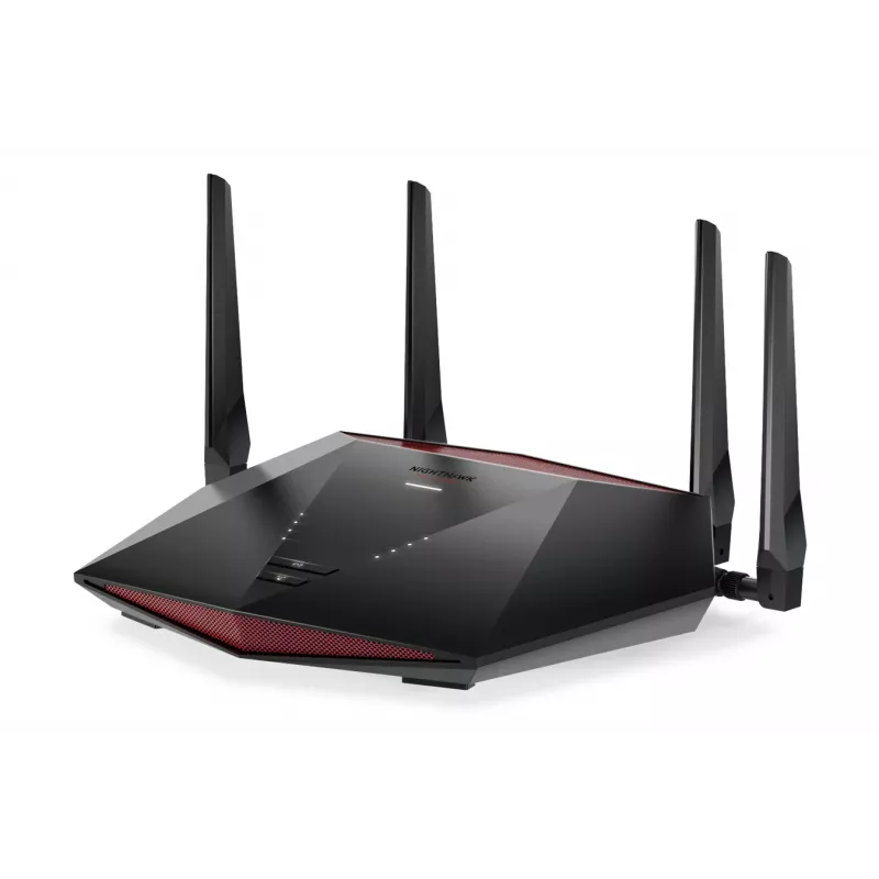 NETGEAR Nighthawk XR1000 WiFi 6 žaidimų maršrutizatorius, AX5400, dviejų juostų (2,4 GHz / 5 GHz), Gigabit Ethernet, juodas