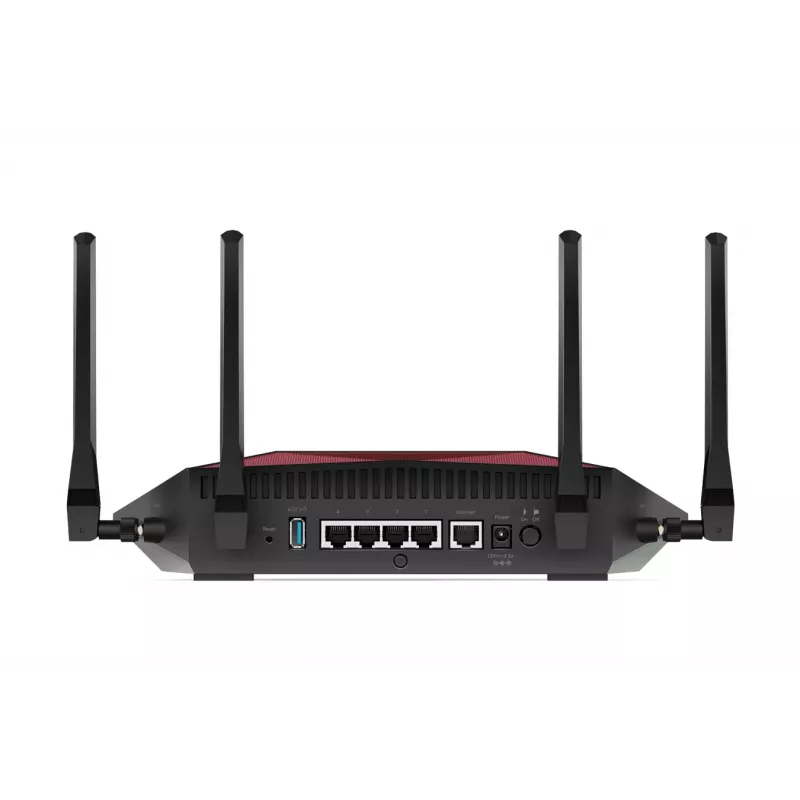 NETGEAR Nighthawk XR1000 WiFi 6 žaidimų maršrutizatorius, AX5400, dviejų juostų (2,4 GHz / 5 GHz), Gigabit Ethernet, juodas