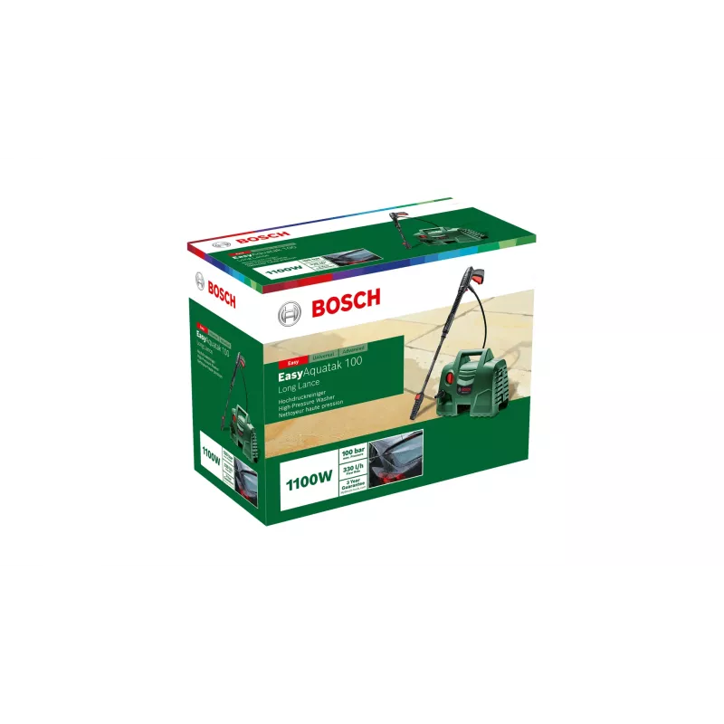 Bosch 0 600 8A7 E01 aukšto slėgio plovimo įrenginys, kompaktiškas, elektrinis, 5,5 l/h, žalias