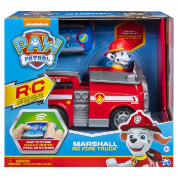 PAW Patrol Marshall nuotolinio valdymo gaisrinis automobilis su dviejų krypčių vairavimu, nuo 3 metų
