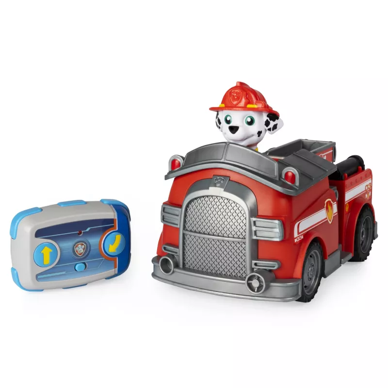 PAW Patrol Marshall nuotolinio valdymo gaisrinis automobilis su dviejų krypčių vairavimu, nuo 3 metų