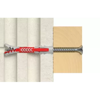 Fischer 545838 DuoPower kaiščių ir varžtų rinkinys 6x30 mm 100 vnt.