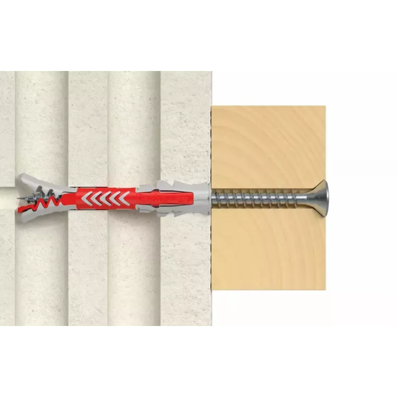Fischer 545838 DuoPower kaiščių ir varžtų rinkinys 6x30 mm 100 vnt.