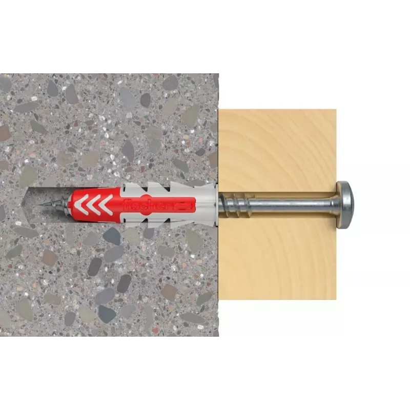 Fischer 545838 DuoPower kaiščių ir varžtų rinkinys 6x30 mm 100 vnt.