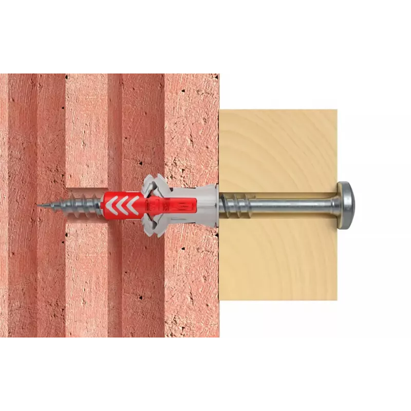 Fischer 545838 DuoPower kaiščių ir varžtų rinkinys 6x30 mm 100 vnt.