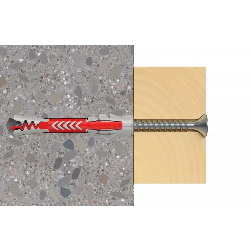 Fischer 545838 DuoPower kaiščių ir varžtų rinkinys 6x30 mm 100 vnt.
