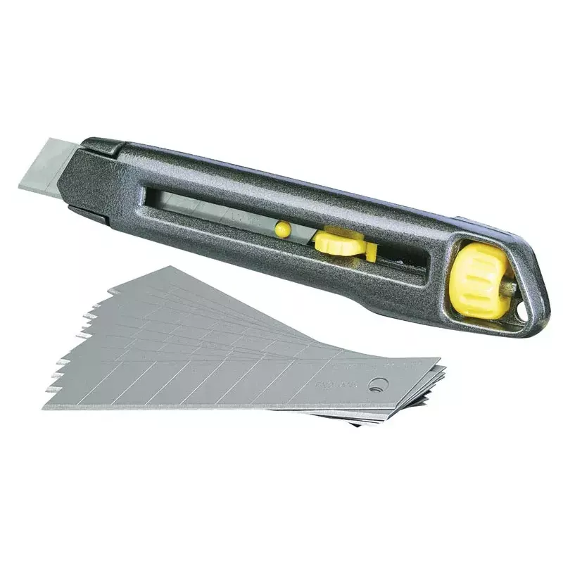 Pjovimo peilis su snap-off ašmenimis Stanley Interlock 18 mm