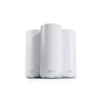 NETGEAR Orbi 770 triju juostų (2.4 GHz / 5 GHz / 6 GHz) Wi-Fi 7 (802.11be) baltas 3 vnt. komplektas