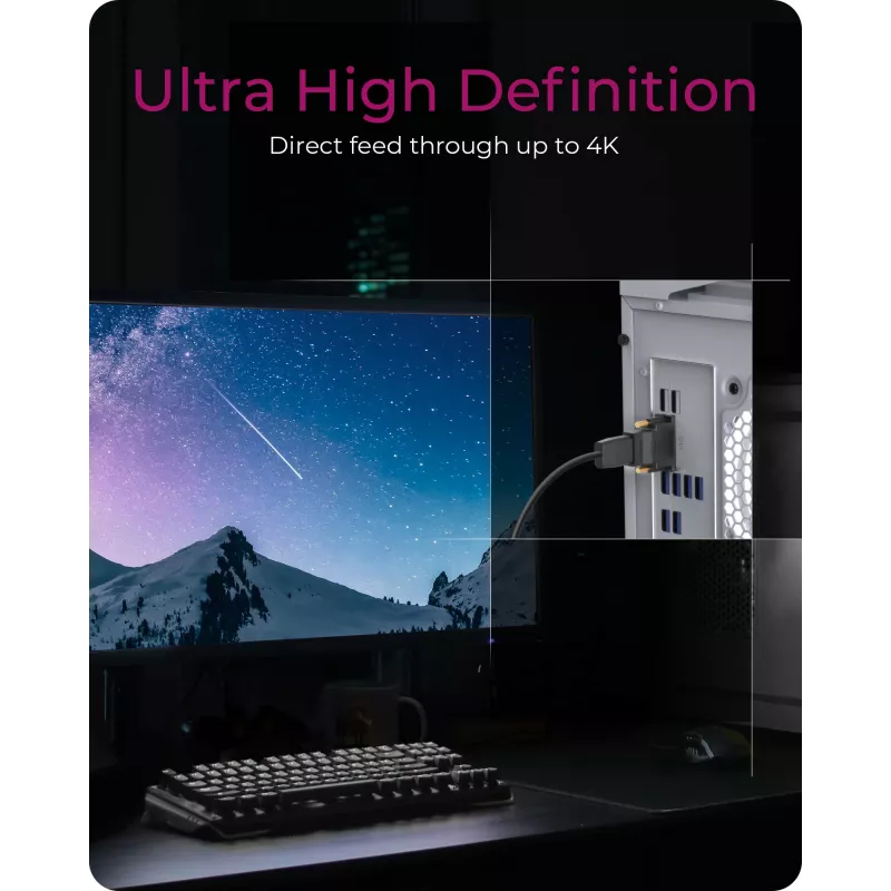 ICY BOX IB-AC552 DVI-D į HDMI A tipo adapteris