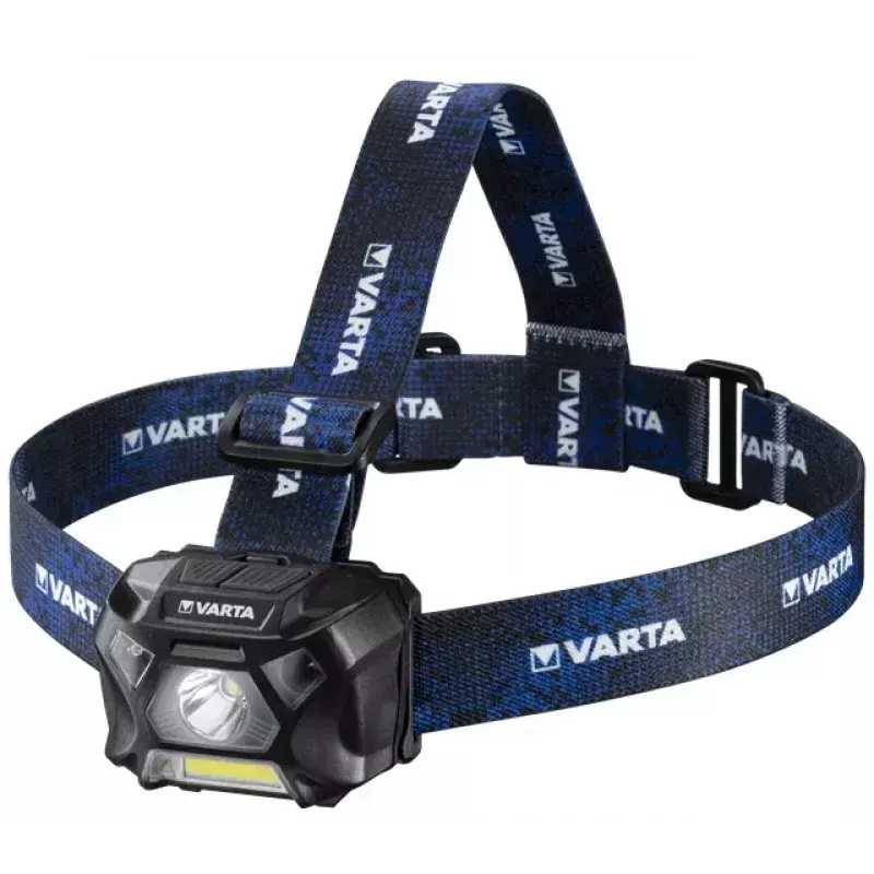 Kaktos žibintuvėlis Varta WORK FLEX MOTION SENSOR H20 juodas mėlynas LED 150 lm 20 h