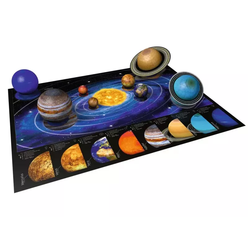 3D Dėlionė Ravensburger Planetinė Saulės Sistema
