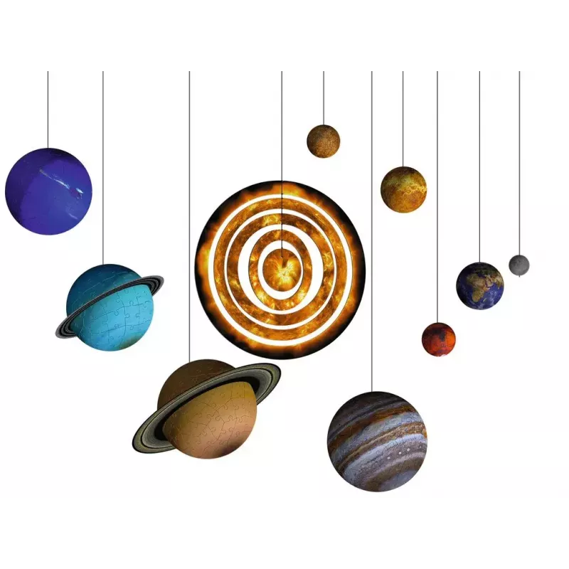3D Dėlionė Ravensburger Planetinė Saulės Sistema