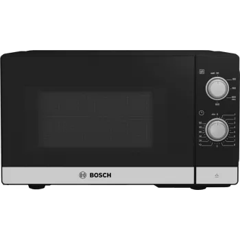 Bosch Serie 2 FFL020MS2 mikrobangų krosnelė, juoda, nerūdijantis plienas, 20 L, 800 W