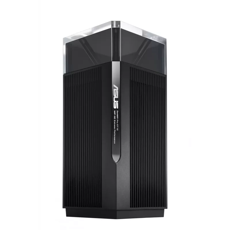 ASUS ZenWiFi Pro ET12 Triju juostų (2,4 GHz / 5 GHz / 6 GHz) Wi-Fi 6E (802.11ax) Juoda Vidinės antenos