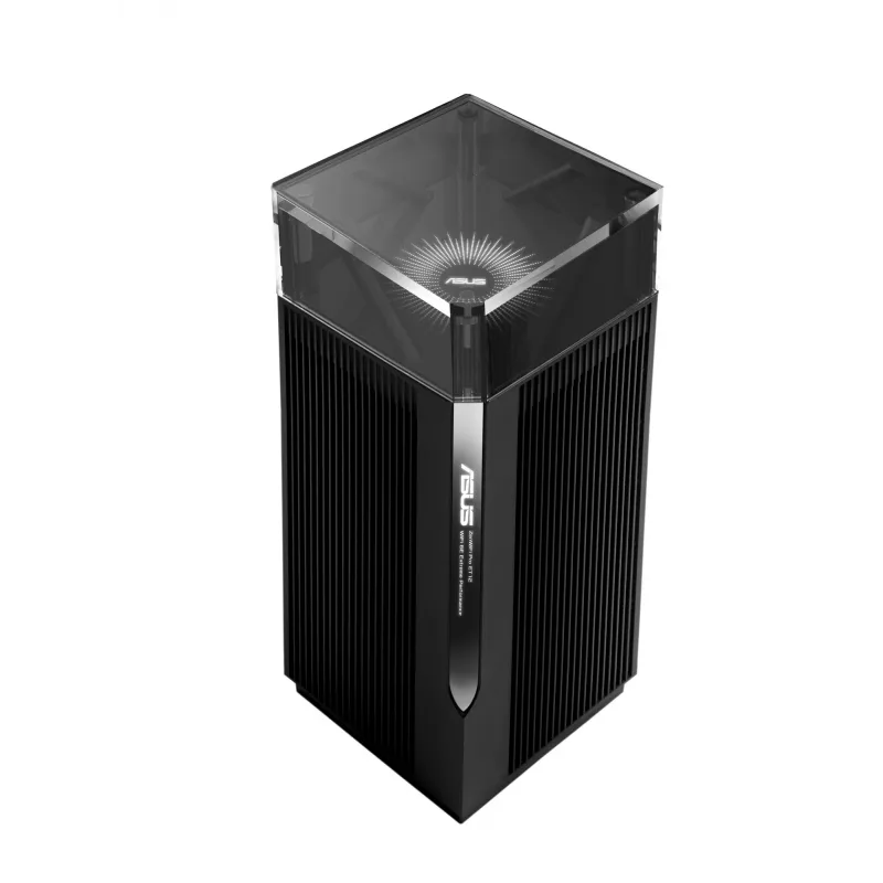 ASUS ZenWiFi Pro ET12 Triju juostų (2,4 GHz / 5 GHz / 6 GHz) Wi-Fi 6E (802.11ax) Juoda Vidinės antenos