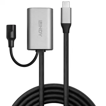 Lindy 5m USB 3.2 Gen 1 C/A aktyvus prailginimo kabelis, 5 m, USB C, USB A, USB 3.2 Gen 1 (3.1 Gen 1), sidabrinis