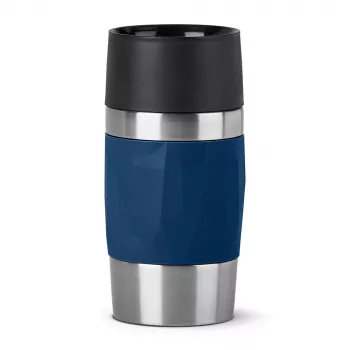 EMSA Travel Mug Compact 300 ml Mėlyna, Nerūdijantis plienas