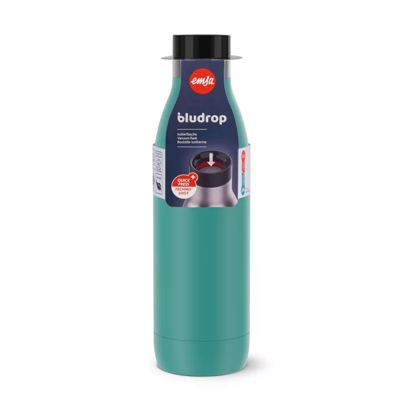EMSA Bludrop Color N31110 termosas kasdieniam naudojimui 700 ml nerūdijantis plienas Žalia