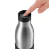 EMSA Bludrop Sleeve N3111100 gėrimo butelis, kasdienis naudojimas, 700 ml, nerūdijantis plienas, juodas