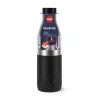 EMSA Bludrop Sleeve N3111100 gėrimo butelis, kasdienis naudojimas, 700 ml, nerūdijantis plienas, juodas