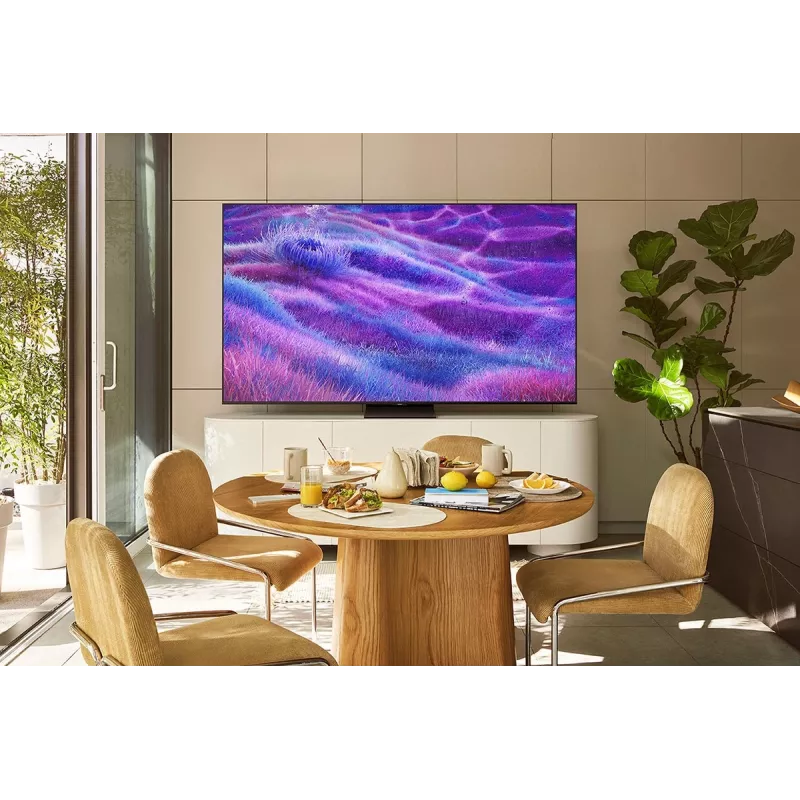 Samsung GQ50QN80FAU 127 cm (50 colių) 4K Ultra HD išmanusis televizorius QLED, Wi-Fi, anglies, sidabro spalvos