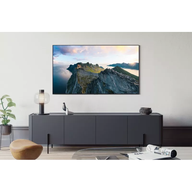 Samsung GQ85QN80FAU 85 colių (2,16 m) QLED 4K Ultra HD išmanusis televizorius su Motion Xcelerator, Wi-Fi, DVB-T2/C/S2 — anglies/sidabro spalvos