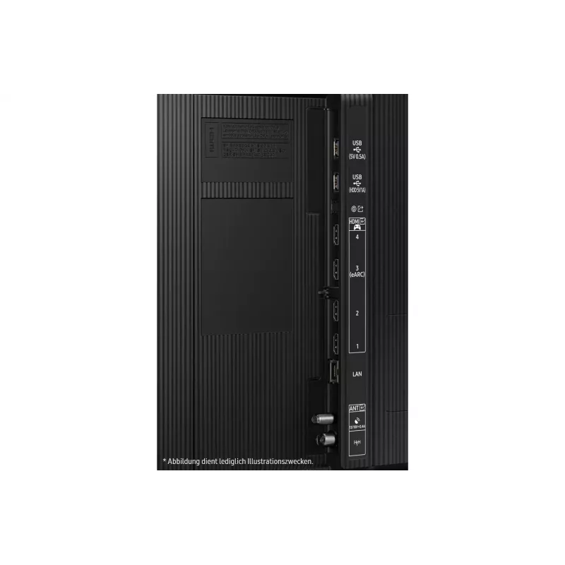 Samsung GQ85QN80FAU 85 colių (2,16 m) QLED 4K Ultra HD išmanusis televizorius su Motion Xcelerator, Wi-Fi, DVB-T2/C/S2 — anglies/sidabro spalvos