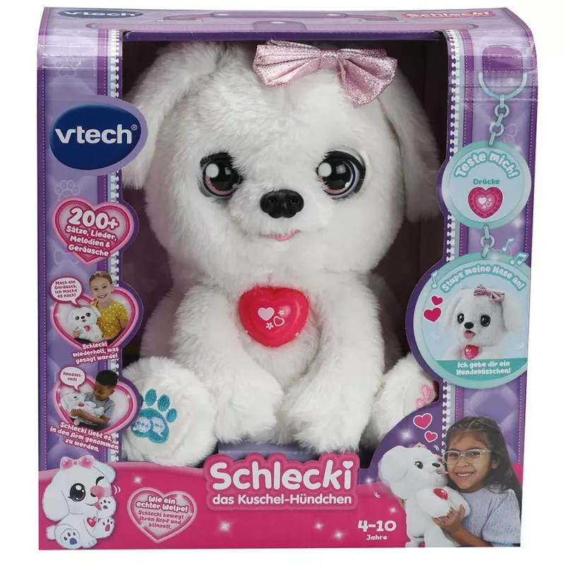 Minkštas žaislas VTech Schlecki – interaktyvus šuniukas