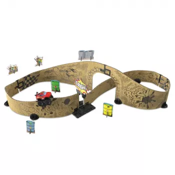 VTech Car-Board Racers 563904, nuo 5 metų, reikalingos baterijos, AA, kartonas, guma, įvairiaspalvis