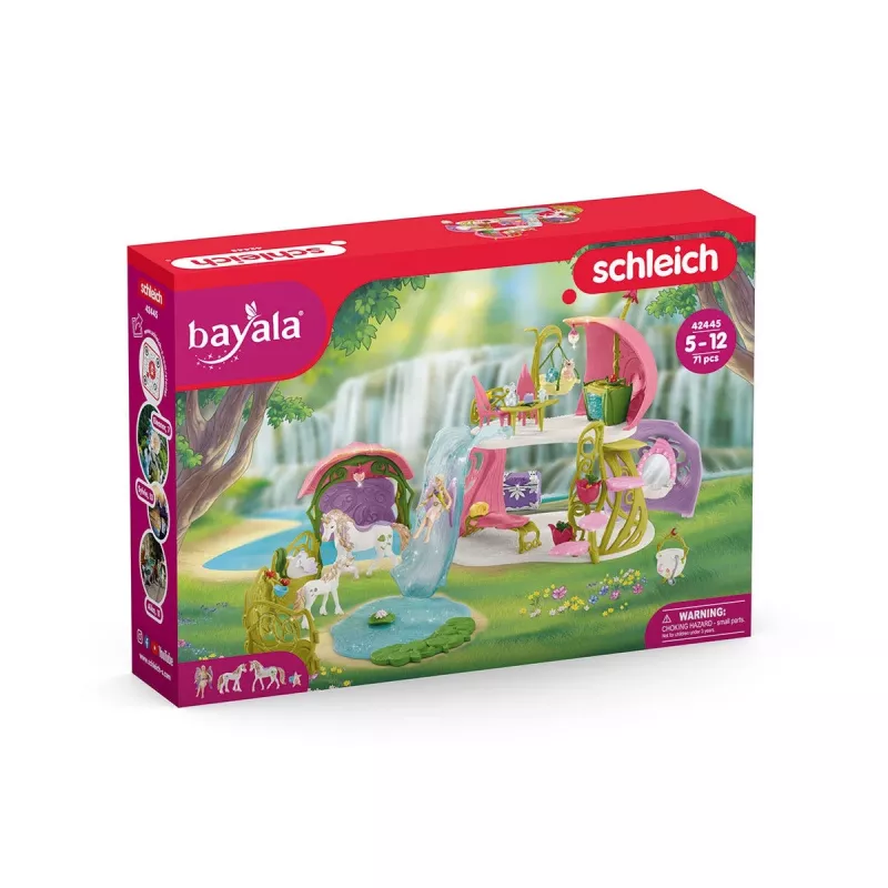 Schleich BAYALA Blizgantysis gėlių namas su vienaragiais, ežeru ir arklidėmis