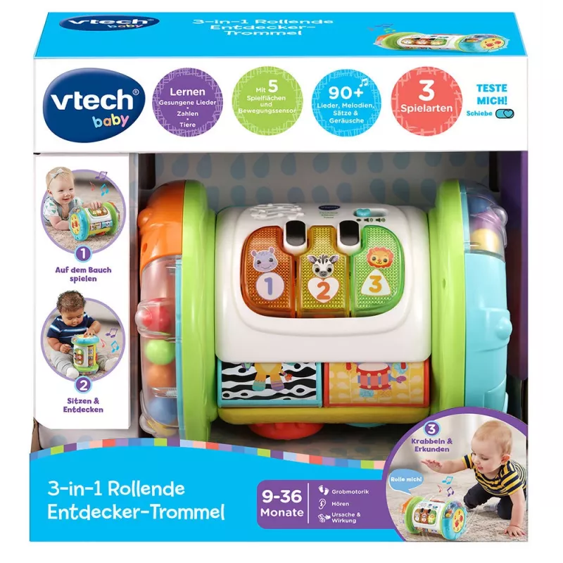 VTech Baby 562604, 0.75–3 m., reikalingos AAA baterijos, įvairiaspalvis