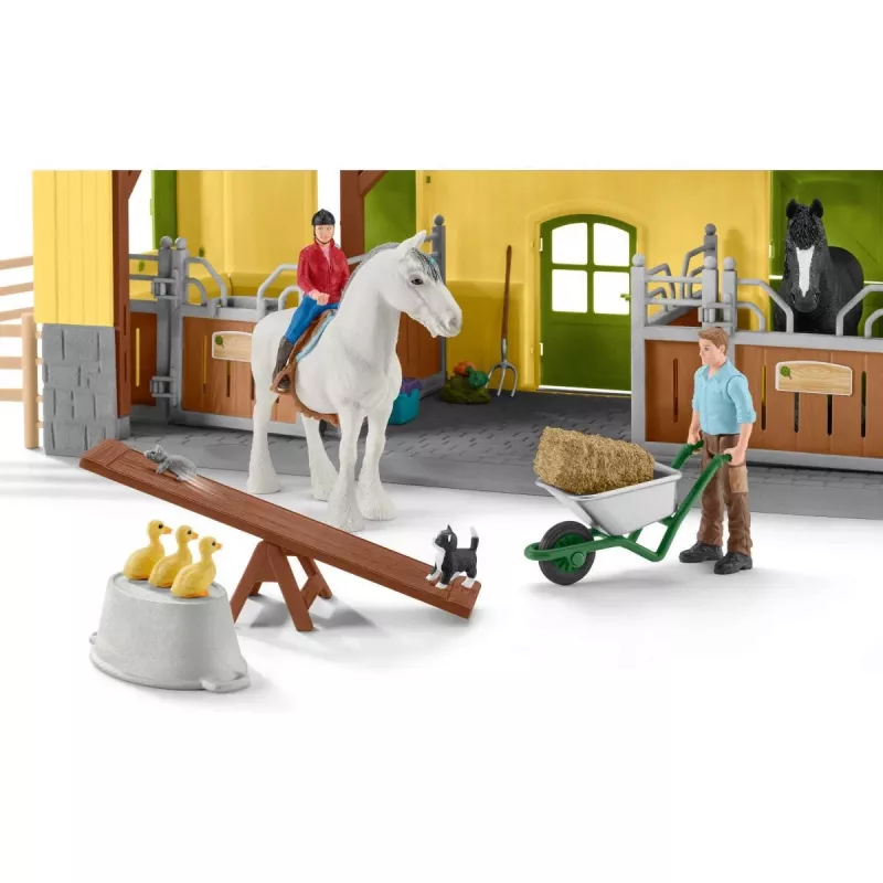 schleich FARM WORLD Arklidė su ūkiu