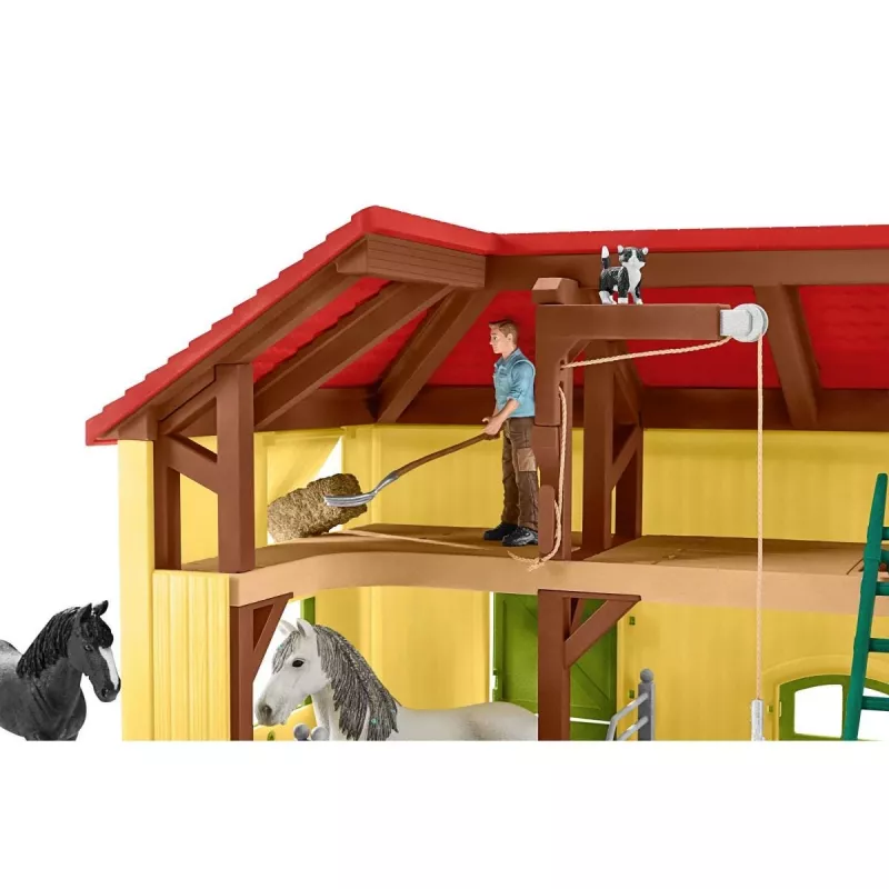 schleich FARM WORLD Arklidė su ūkiu