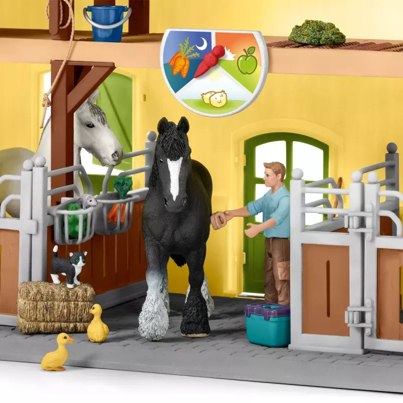schleich FARM WORLD Arklidė su ūkiu